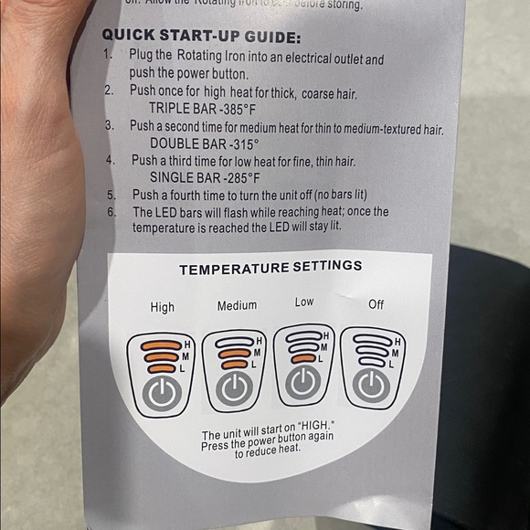 Silver Rotating Hair Styling Tool for Woman - Picture 5 of 6